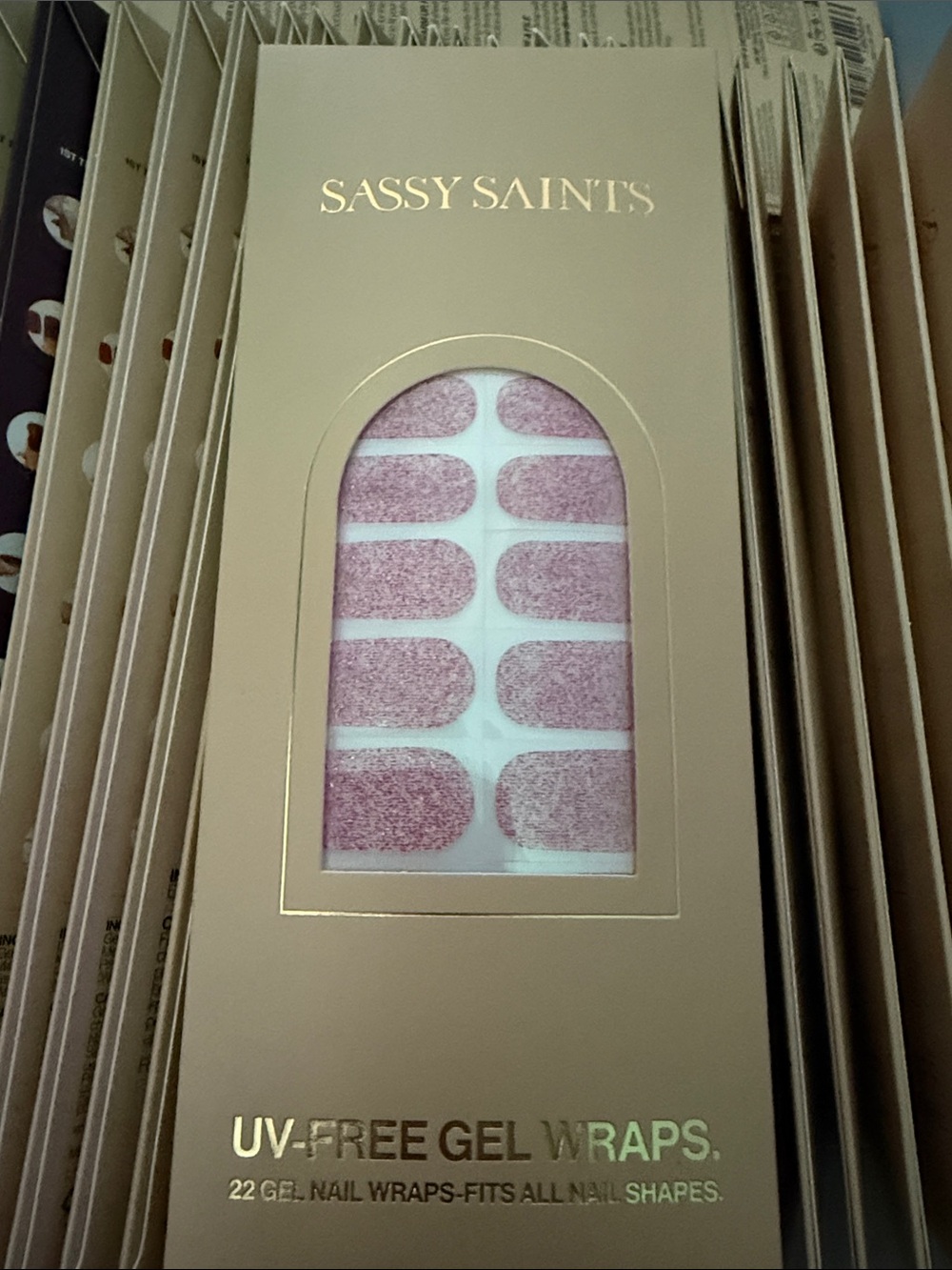 New sassy saints gel nail wraps Nonsmoking pet free home.  Doll moment